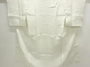 アンティーク　本麻透かし織　草花模様長襦袢